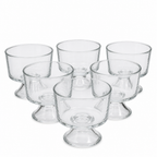 96 Pieces Glass Tea Cups Set, 145 ml Clear Drinkwares, 6 Pieces
