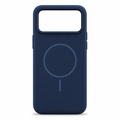 120 Pieces Silicone Magnetic Phone Cases with Raised Camera Protection, Navy Blue, 16 Pro Max