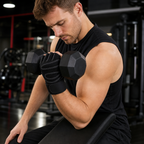96 Pieces Gym Gloves with Wrist Support for Weight Lifting and Fitness, Black