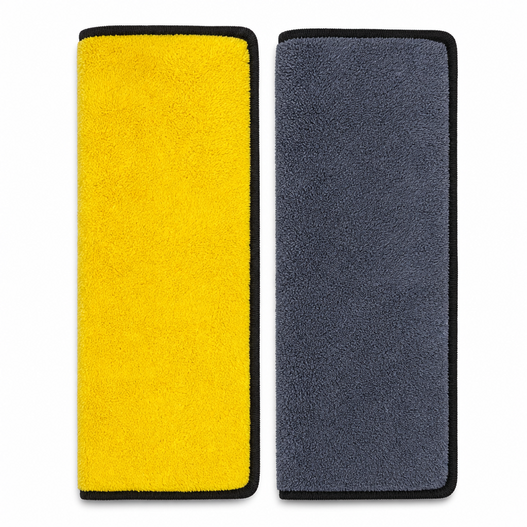96 Pieces Microfibre Multi-Purpose Towels, Yellow and Grey, 35 x 20 cm, 2-Pack