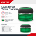 60 Pieces Gel Air Freshener, Fresh Lavender Scent, Green, 1 Piece