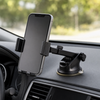 96 Pieces Car Phone Holder with Telescopic Suction Mount, Adjustable Grip Design for Vehicle Use