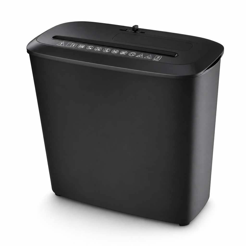 48 Pieces Paper Shredders, Strip-Cut, Up to 8 Sheets, 13L Collection Bin, 35 x 25 x 40 cm