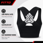96 Pieces Compression Vest, Black, 1 Piece