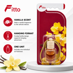 96 Pieces Hanging Bottle Car Air Fresheners, Vanilla Scent, Corded Design