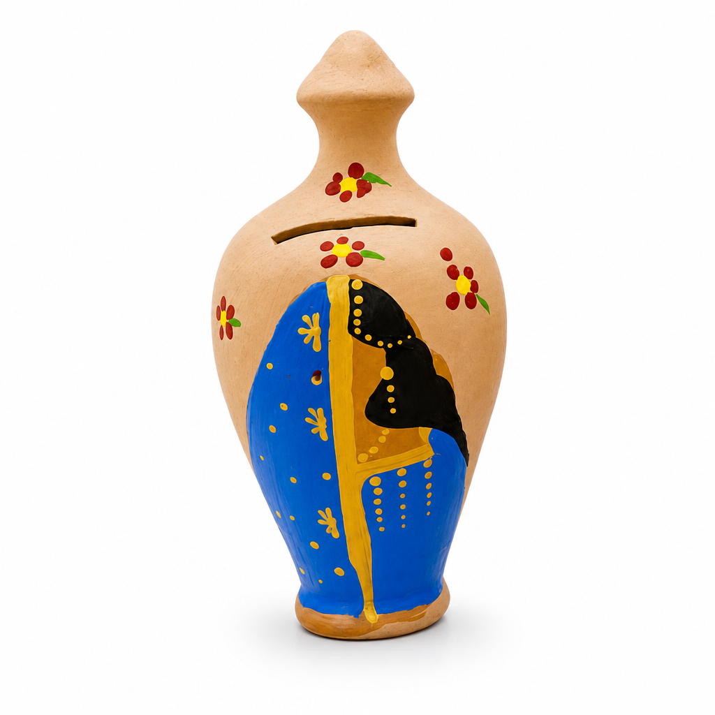 72 Pieces Hand-Painted Decorative Bottle Vase, 35 cm, Multicolor Home Decor Accent