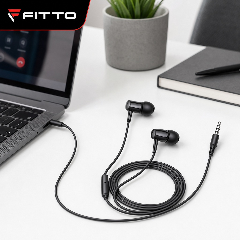 240 Pieces Wired Stereo Headset with Inline Microphone, 3.5mm AUX Connector, Single Unit
