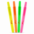 72 Pieces Retractable Highlighter Markers, Assorted Neon Colours, 4-Pack
