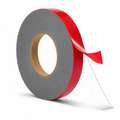 120 Pieces Grey Double-Sided Mounting Tape with Red Release Film, 1 cm x 10 m