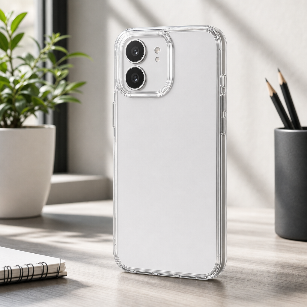 144 Pieces Crystal Clear Phone Cases with Raised Camera Frame for A56, Transparent Slim Cover