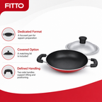 72 Pieces Non Stick Appam Pan with Lid, 1 Piece, 14 x 12 x 10 cm