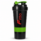 96 Pieces Sports Shaker Bottle with Flip Spout, Black and Green, 800 ml, 1 Piece