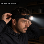 96 Pieces LED Headlamp, Waterproof Adjustable Head Strap, Portable Hands-Free Light for Outdoor Tasks