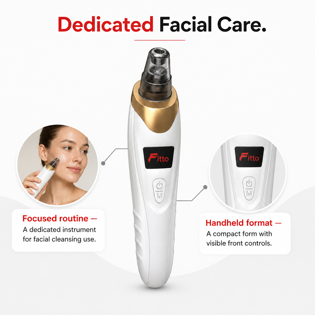 96 Pieces Facial Cleansing Tools, Multifunctional White and Gold Facial Cleaning Instrument, 1 Piece