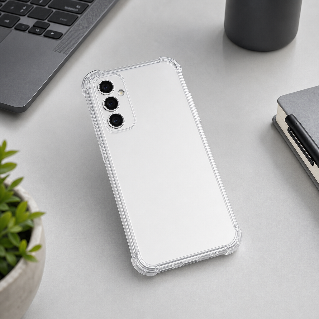 240 Pieces Clear Protective Phone Cases with Reinforced Corners for A16 4G