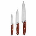 144 Pieces Stainless Steel Kitchen Knives Set, 3-Piece Food Preparation Cutting Set