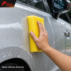 120 Pieces Large Car Wash Sponge, Yellow, 22 x 15 x 7 cm, Single Pack