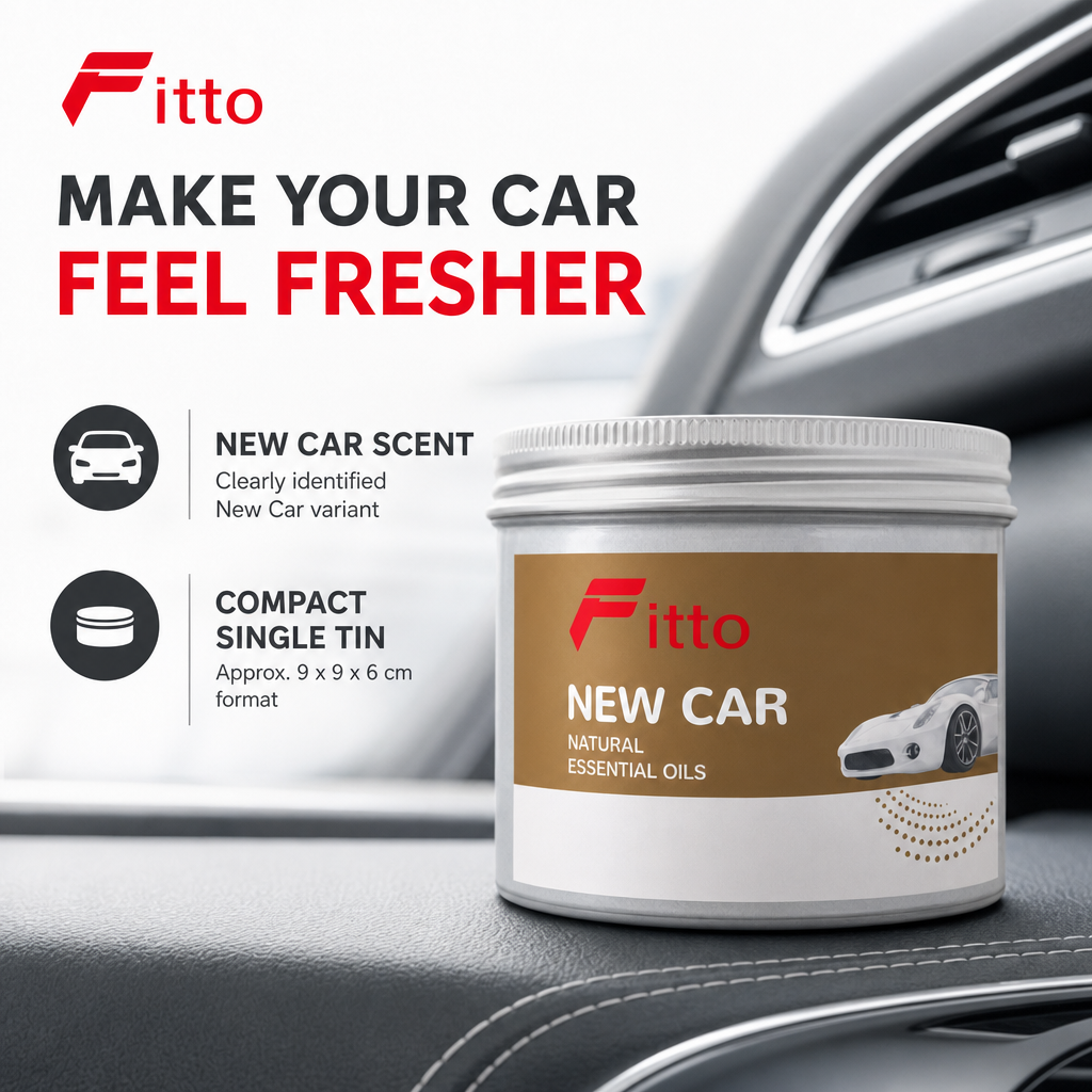 96 Pieces Car Air Fresheners, Natural Essential Oil Fragrance, New Car Scent, Single Tin for Vehicle Interior