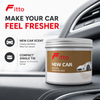 96 Pieces Car Air Fresheners, Natural Essential Oil Fragrance, New Car Scent, Single Tin for Vehicle Interior