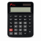 96 Pieces Calculators, Black And White 12-Digit Electronic Calculator With 112-Step Check And Dual Power, 1 Piece