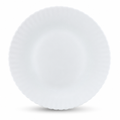96 Pieces Opal Glass Dinner Plate, Round White Tablewares, 10 Inch