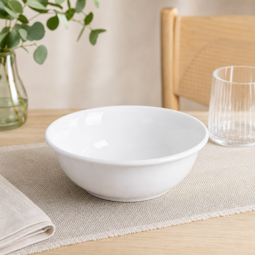 96 Pieces Round Serving Bowl, White, 10.5 Inch, Single Tablewares Piece