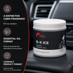 96 Pieces Car Air Fresheners Natural Essential Oil B-K Ice, Round Canister, 1 Piece