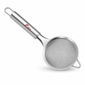 96 Pieces Tea Strainers, Stainless Steel Round Kitchen Sieve with Handle, 24 cm