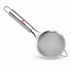 96 Pieces Tea Strainers, Stainless Steel Round Kitchen Sieve with Handle, 24 cm