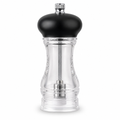 120 Pieces Manual Spice Grinder, Clear and Black, Single Piece