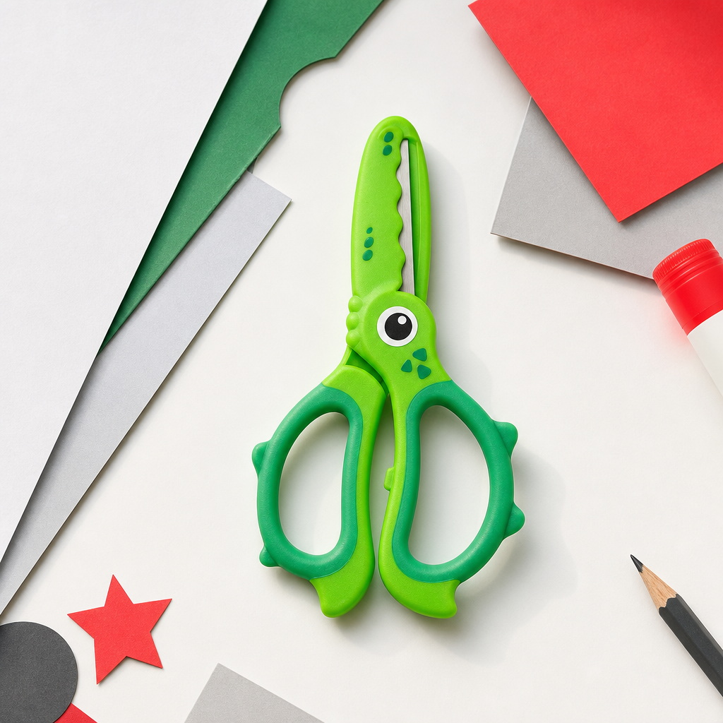 144 Pieces Safety Scissors, Animal Design, 5.25 Inch, Single Piece