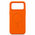 120 Pieces Silicone Magnetic Phone Cases with Raised Camera Protection, Orange