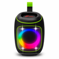 48 Pieces Portable Party Speaker with RGB Light, Microphone, Extra Bass, 1800mAh Battery and Radio