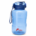 96 Pieces 1400ml Water Bottle with Carry Strap, Blue Sports Hydration Bottle
