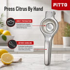 120 Pieces Manual Juicers Lemon Squeezer, Handheld Citrus Press with Bowl and Handle, Silver, 1 Piece