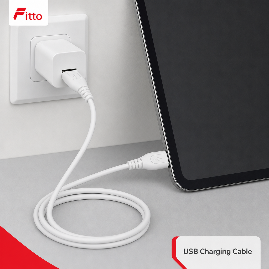 240 Pieces USB Charging Cables, Assorted Connector Versions, 1 m