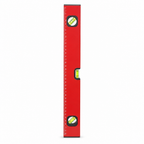 96 Pieces 50 cm Red Aluminum Spirit Level with 3 Vials and Integrated Measuring Scale