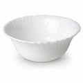 240 Pieces Opal Glass Bowl, 4.5 Inch, White Round Serving Bowl with Fluted Rim
