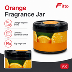 120 Pieces Car & Home Air Freshener, Orange Scent, 90g Jar