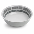 96 Pieces Melamine Salad Bowl, 9 Inch, Grey Geometric Border