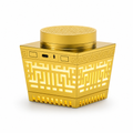 48 Pieces Gold Electric Bakhoor Burner with Built-In Speaker and Decorative Light, 1 Piece