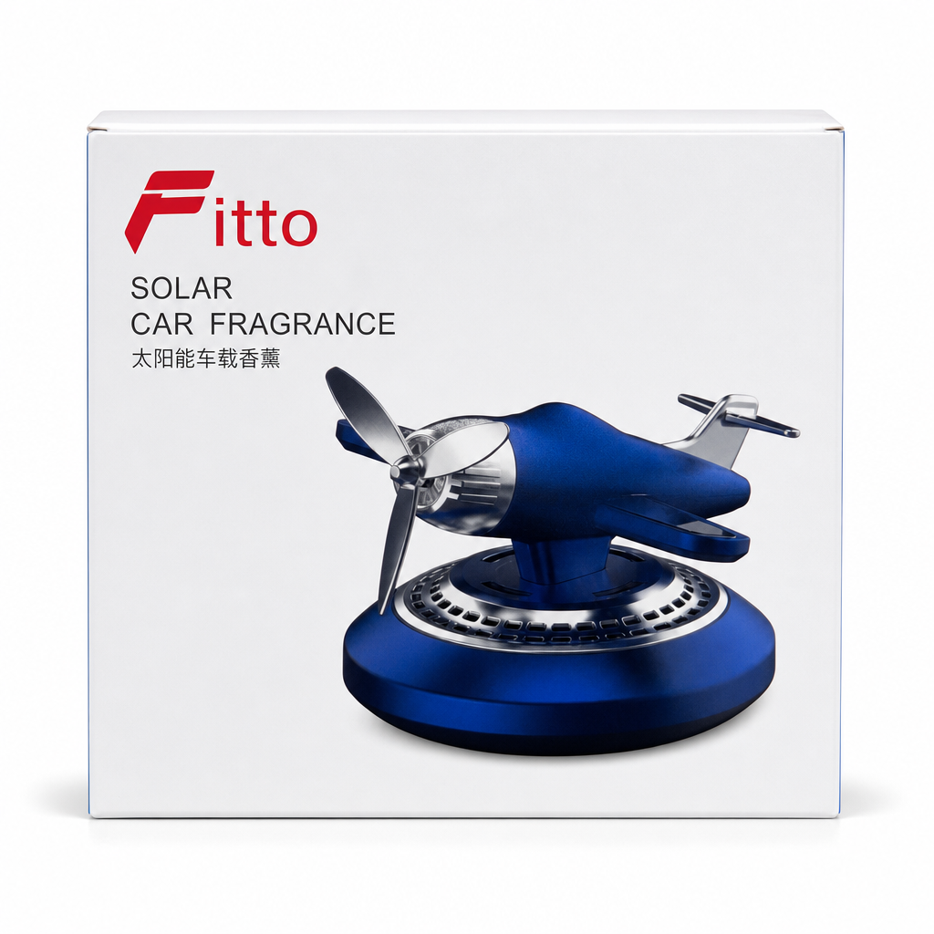 96 Pieces Car Air Fresheners Solar Plane Fragrance Diffuser Blue 1 Piece