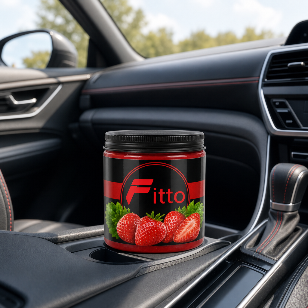 120 Pieces Jelly Air Freshener, Strawberry Scent, 1 Piece, 9 cm