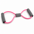 96 Pieces Resistance Bands with Foam Handles, Small Pink Expander for Home Workout and Strength Training