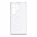 96 Pieces Crystal Clear Magnetic Phone Cases with Ring for Wireless Charging, Raised Camera Protection, Galaxy S25 Ultra