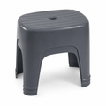 96 Pieces Plastic Step Stools with Carry Opening, Grey, 43 x 33 x 29 cm