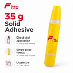 240 Pieces Glue Sticks, All-Purpose Adhesive, Yellow, 35 g, Single Piece