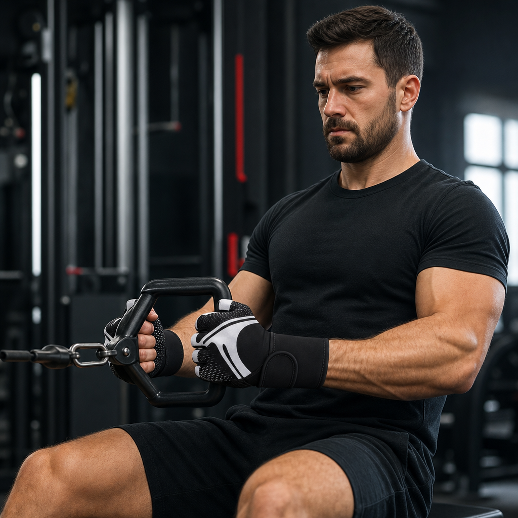 72 Pieces Gym Gloveses with Wrist Support, Fingerless Weight Training Gloves, Black and White, 1 Pair