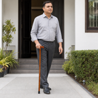 96 Pieces Wooden Walking Canes with Curved Handle, Brown, 96 cm