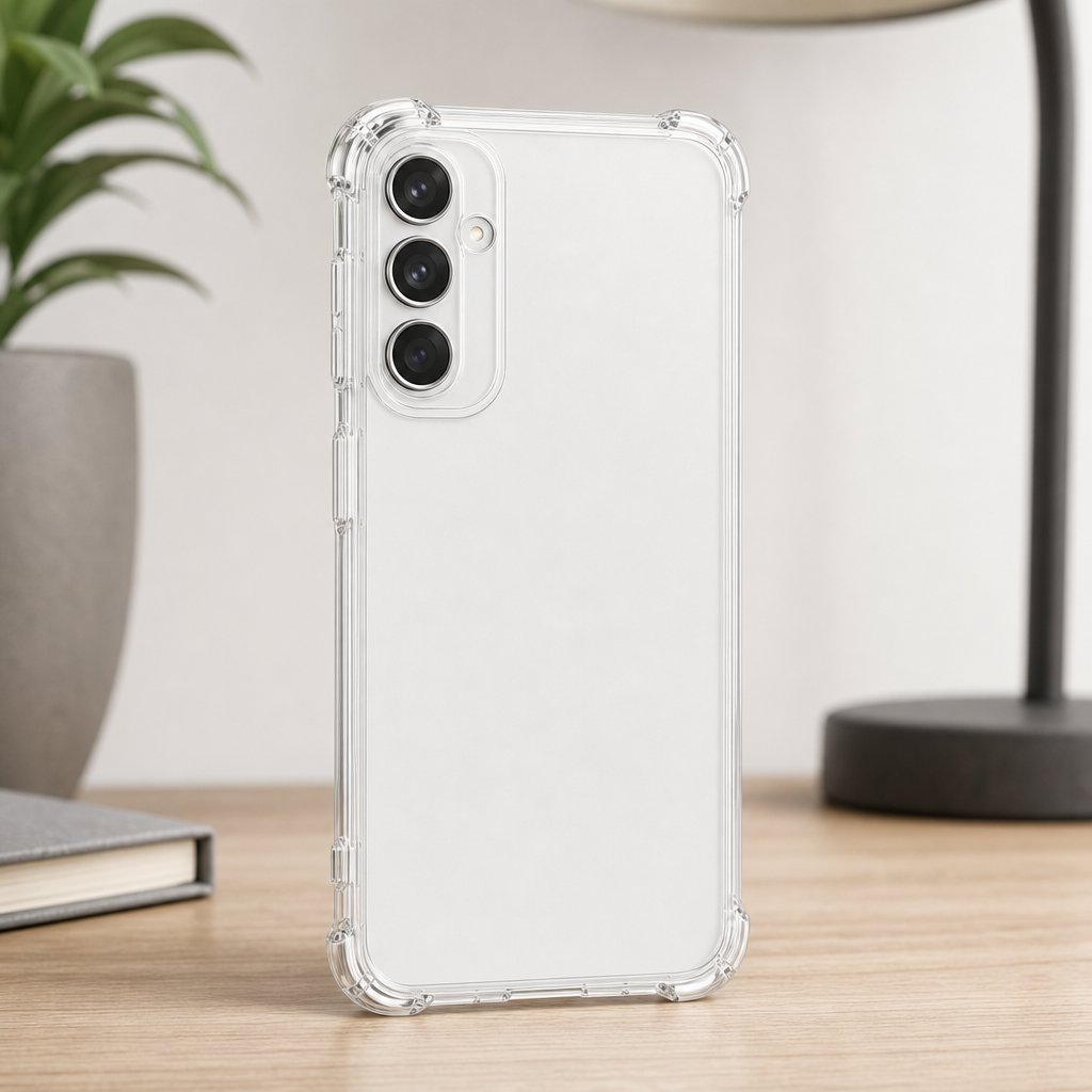 240 Pieces Clear Anti-Burst Phone Cases with Reinforced Corners for Galaxy A24